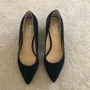 Black Franco Sarto Block Heels